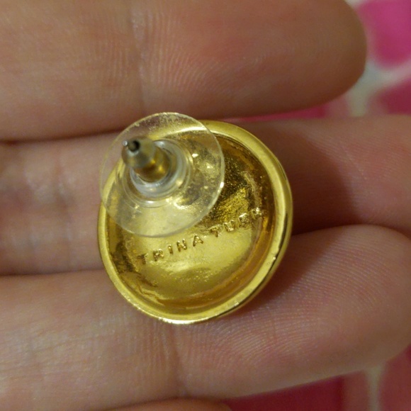 Trina Turk gold earrings - Picture 4 of 4